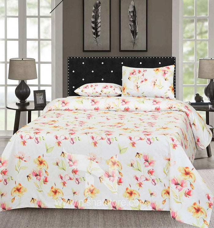 Double Bed Sheet Design NC-M 4093 - Nishat Creative Store