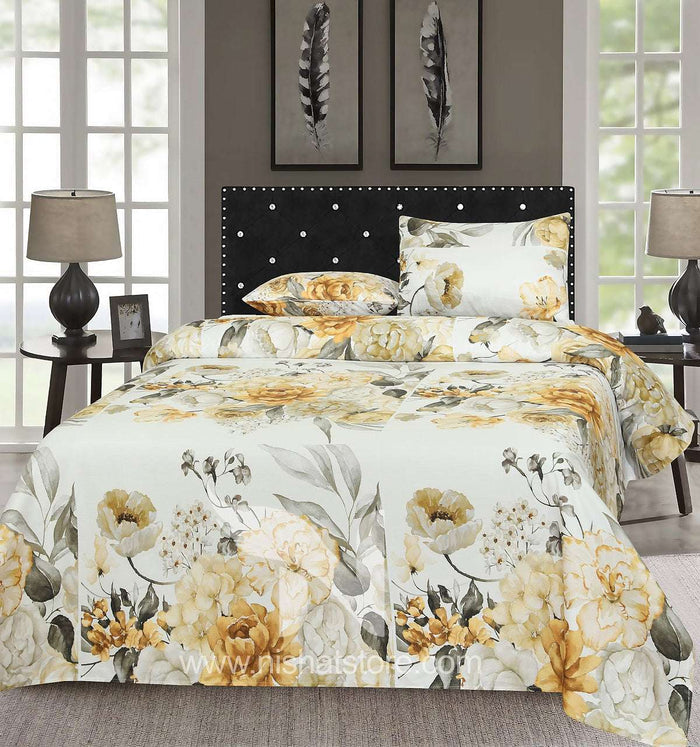 Double Bed Sheet Design NC-S 4094 - Nishat Creative Store