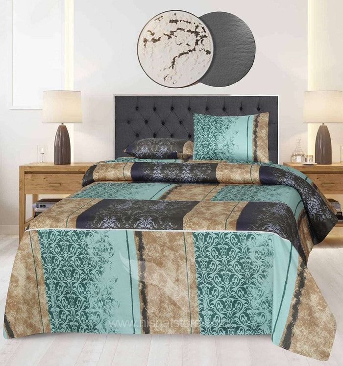 Double Bed Sheet Design NC-S 7057 - Nishat Creative Store