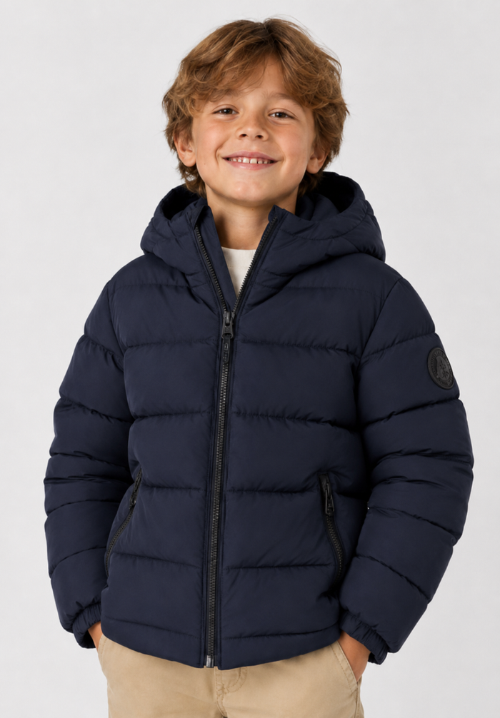 Doudoune Grand Froid mat enfant Bleu nuit Kelmo
