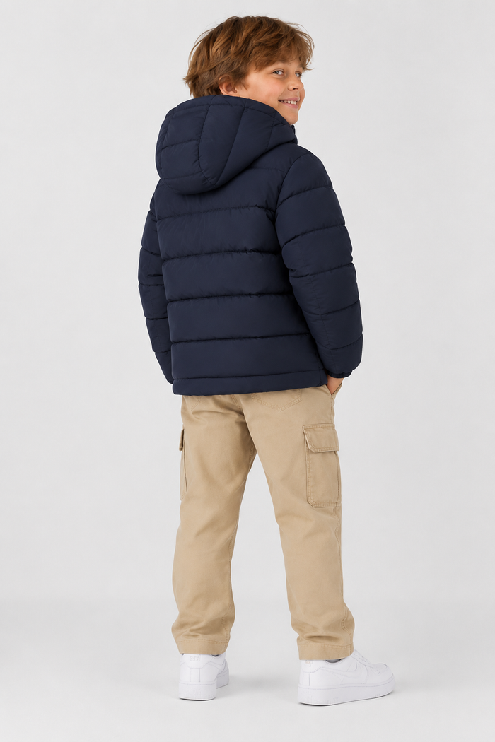 Doudoune Grand Froid mat enfant Bleu nuit Kelmo