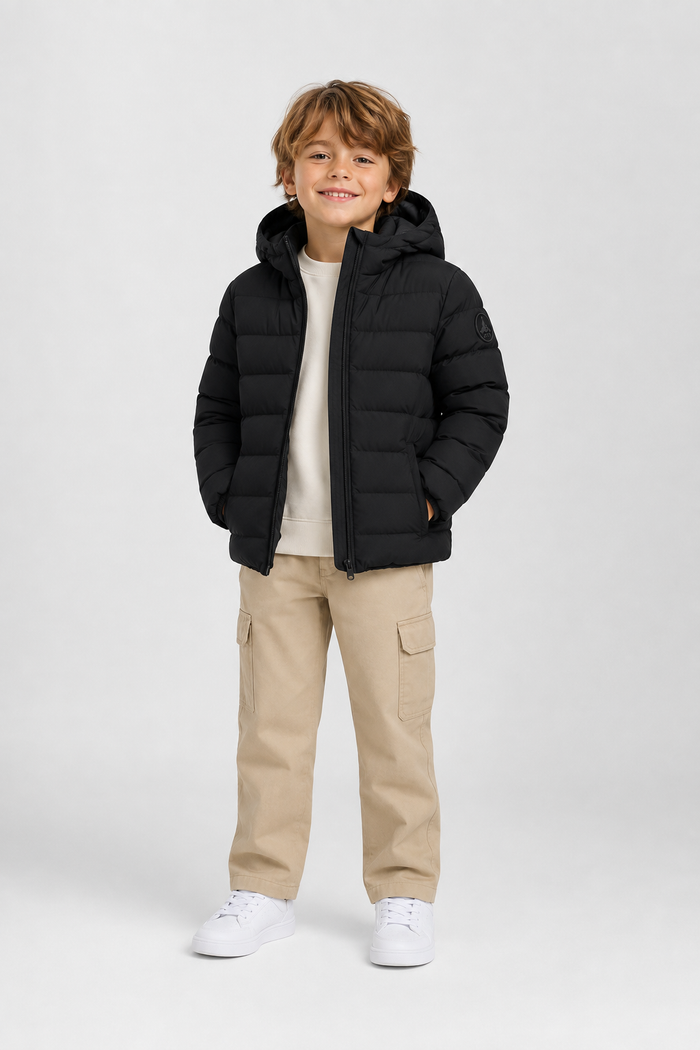 Doudoune Grand Froid mat enfant Noir Kelmo
