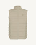 Doudoune sans manches stretch Beige Arafo