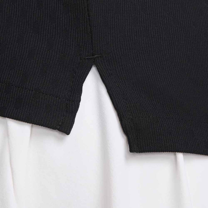 Nike Dri-FIT Tour ADV Shortsleeve Golf Polo Black/White - Holiday24 Women