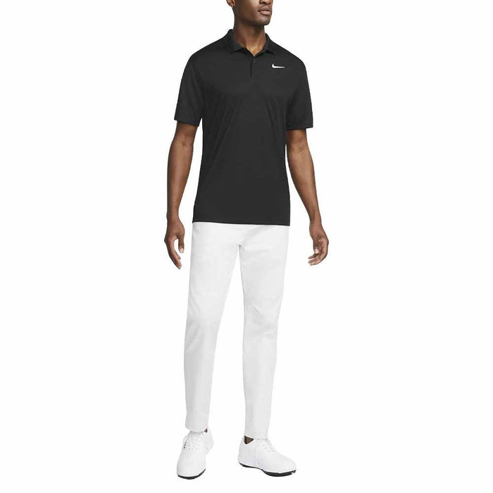 Nike Dri-FIT Victory Solid Golf Polo Black/White - SU25