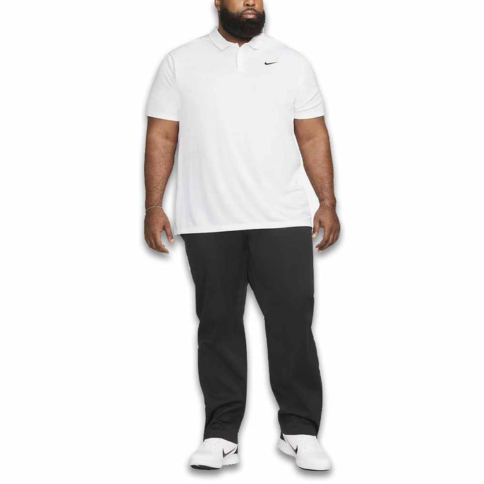 Nike Dri-FIT Victory Solid Golf Polo White/Black - SU25