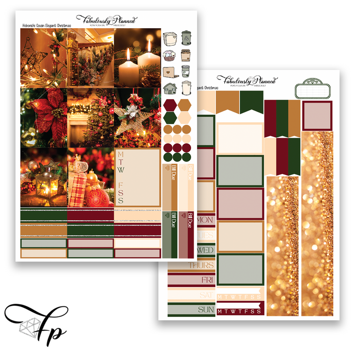 Elegant Christmas - Hobonichi Cousin Kit