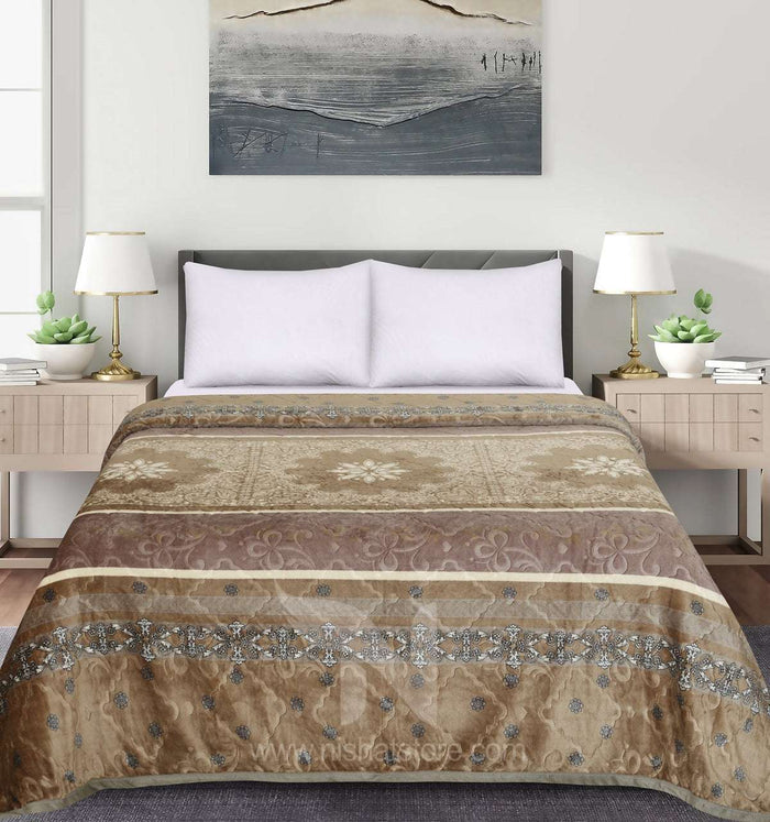 Exclusive Embossed Double Blanket NCS 185 - Nishat Creative Store