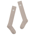 Fairliar Beige Patch Knee Golf Socks 2024