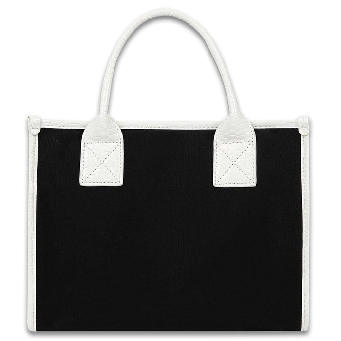 Fairliar Canvas Croc Tote Bag 2024 Women