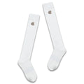 Fairliar White Patch Knee Golf Socks 2024