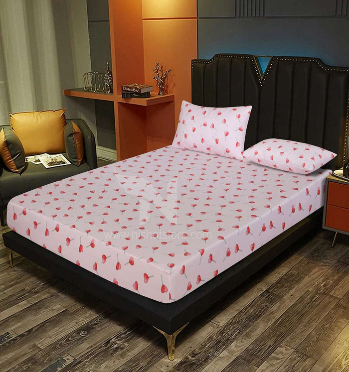 Fitted Double Bed Sheet DS 304 - Nishat Creative Store