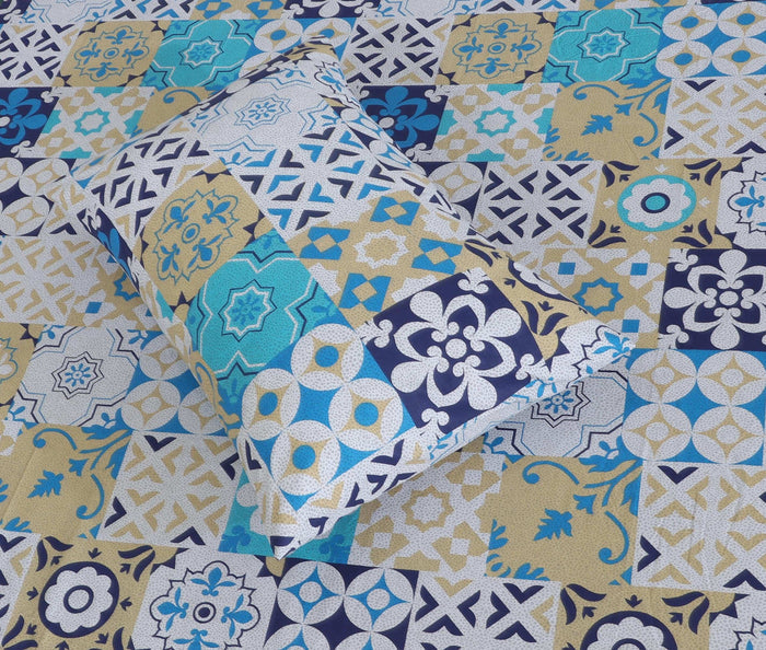 Fitted Double Bed Sheet DS 310 - Nishat Creative Store