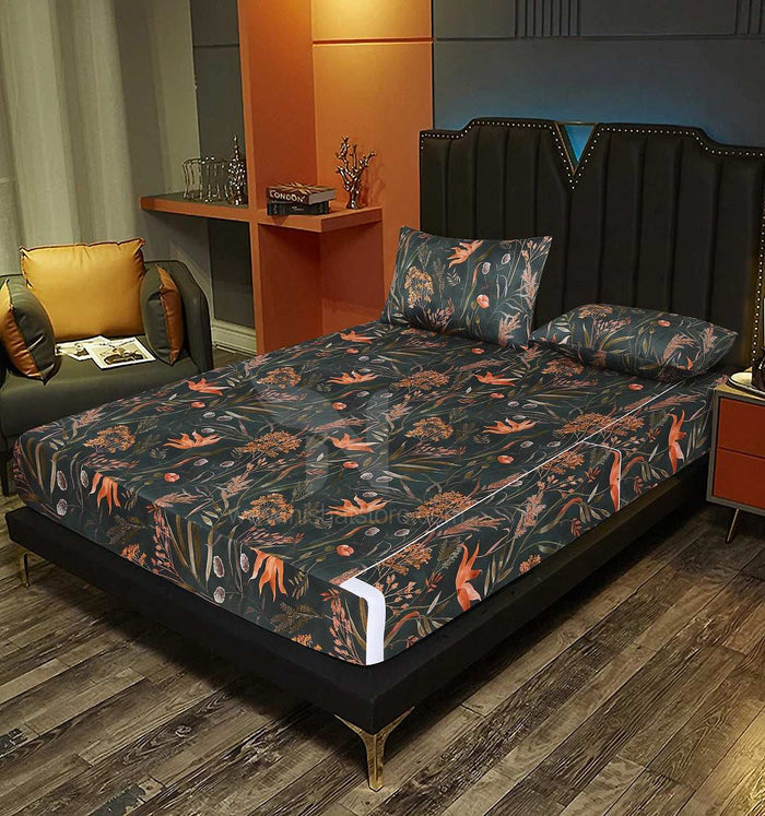 Fitted Double Bed Sheet DS 313 - Nishat Creative Store