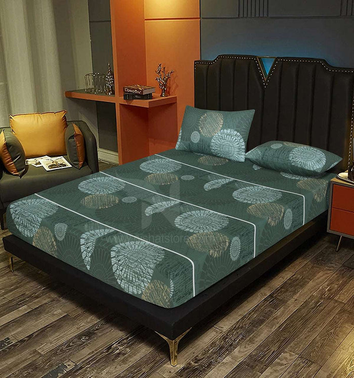 Fitted Double Bed Sheet DS 315 - Nishat Creative Store