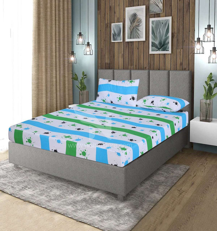 Fitted Double Bed Sheet DS 333 - Nishat Creative Store