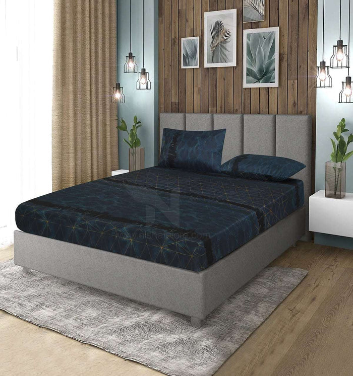 Fitted Double Bed Sheet DS 351 - Nishat Creative Store