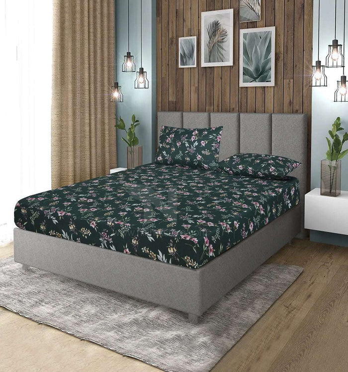 Fitted Double Bed Sheet DS 367 - Nishat Creative Store