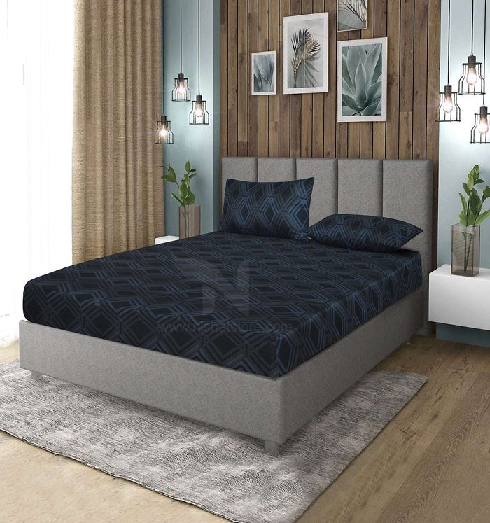 Fitted Double Bed Sheet DS 372 - Nishat Creative Store