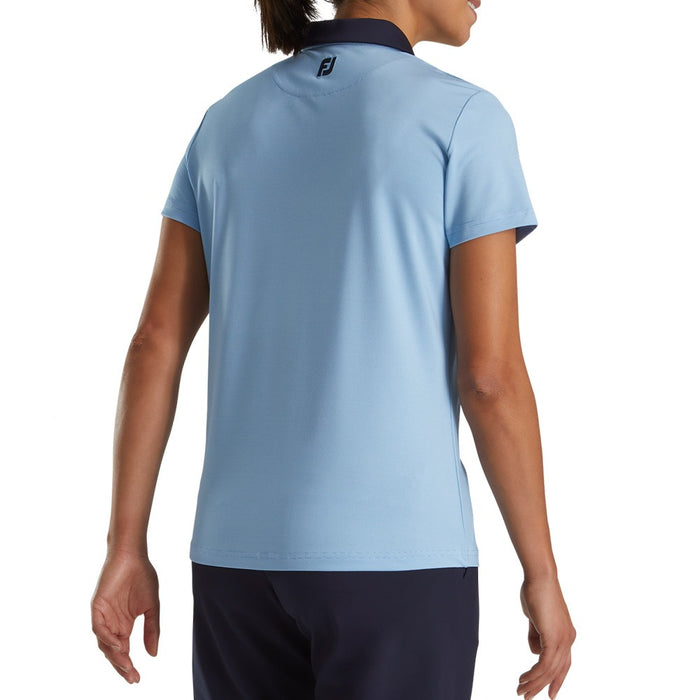 FootJoy Cap Sleeve Houndstooth Print Golf Polo 2022 Women