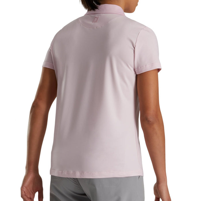 FootJoy Cap Sleeve Houndstooth Print Golf Polo 2022 Women