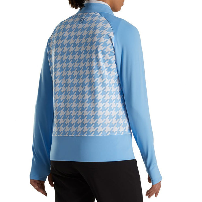 FootJoy Full Zip Houndstooth Print Midlayer Golf Jacket 2022 Women