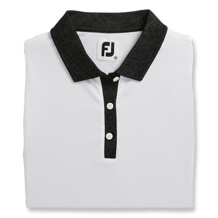 FootJoy Sleeveless Jacquard Back Shirt Golf Polo 2021 Women