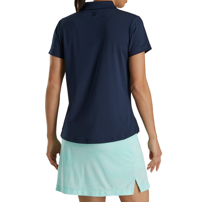 FootJoy Solid Lisle Self Collar Golf Polo 2022 Women