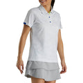 FootJoy Tonal Print Short Sleeve Golf Polo 2021 Women