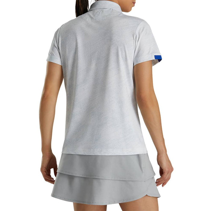 FootJoy Tonal Print Short Sleeve Golf Polo 2021 Women