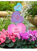 Fun Candy Hearts Stake Outdoor or Indoor