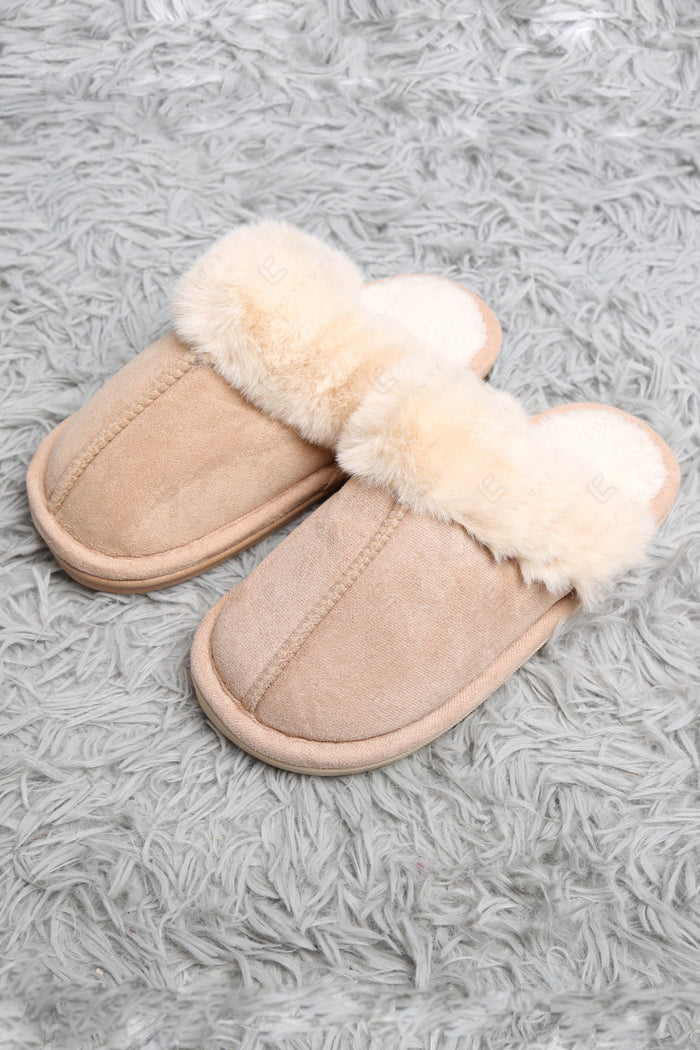 SOLID COLOR MULE SLIPPERS SLIPPERS/SLIDES