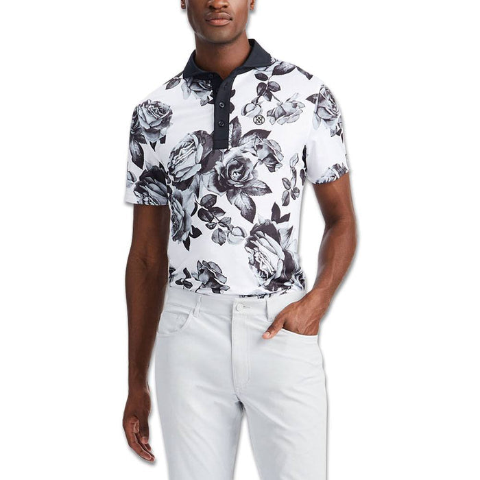 Gfore Photo Floral Tech Jersey Golf Polo 2024