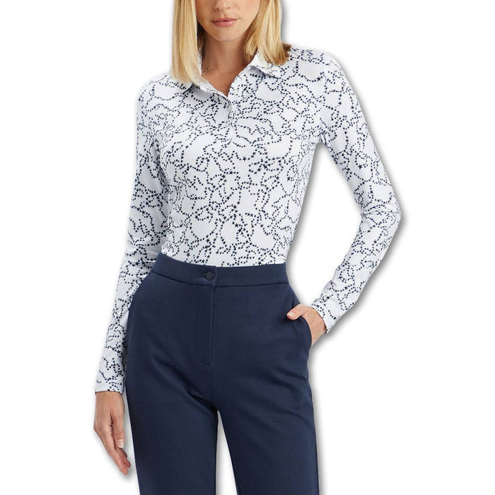 Gfore Star Dust Tech Jersey Longsleeve Golf Polo 2024 Women