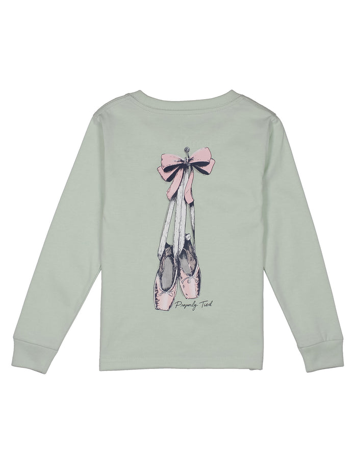 Girls Ballet LS Pale Mint