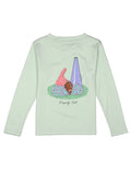 Girls Performance Tee LS Home Team Pale Mint
