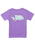 Girls Tropical Fish SS Light Purple