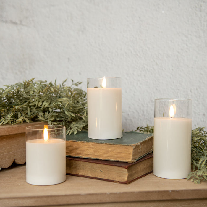 Glass 3D Candle