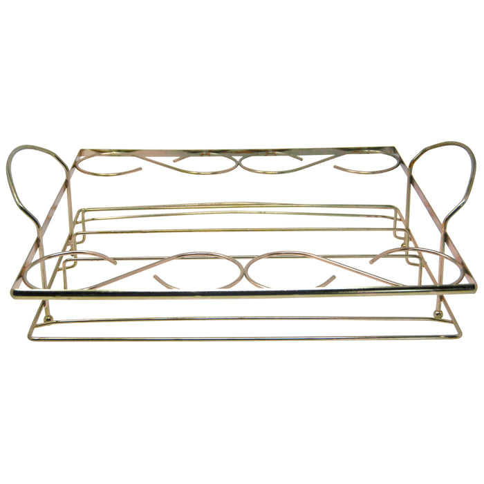Vintage Gold Figure 8 Slots Caddy | The Hour Shop