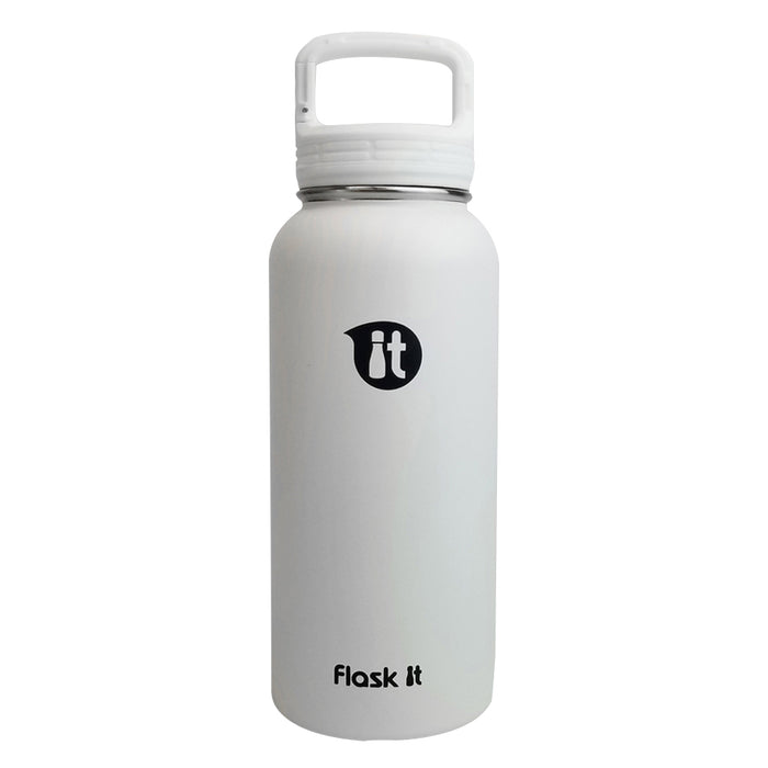 White / 32 oz (White Flex Clip Cap)