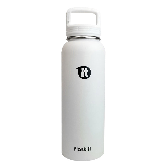 White / 40 oz (White Flex Clip Cap)
