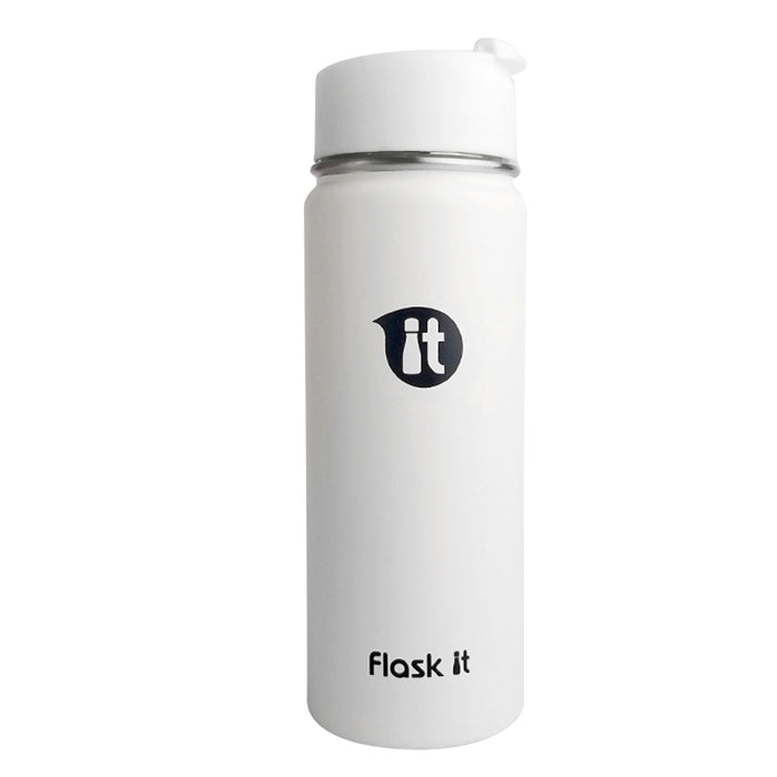 White / 18 oz (White Flip Cap)
