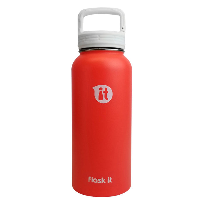 Tangelo Red / 32 oz (White Flex Clip Cap)