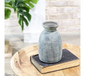 Grey Wash Deco Vase