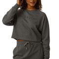 Greyson Aspen Cropped Crewneck Golf Sweater Smoke Heather - FA24 Women