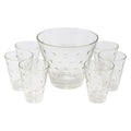 Vintage Hazel Atlas Clear Capri Dot Ice Bucket Set | The Hour Shop