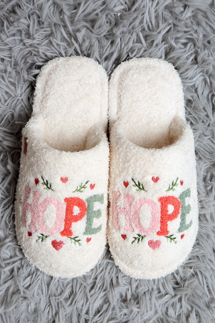HEARTS & STARS PATTERN SLIPPERS SLIPPERS/SLIDES