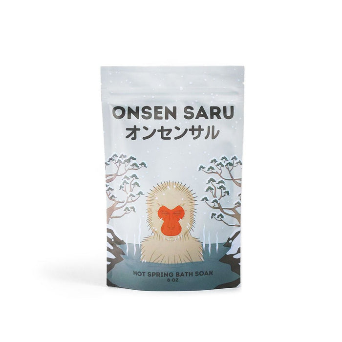 Onsen Saru hot spring bath soak packaging on a white background