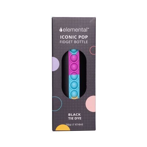 Iconic Pop Bottle - Black Tie Dye