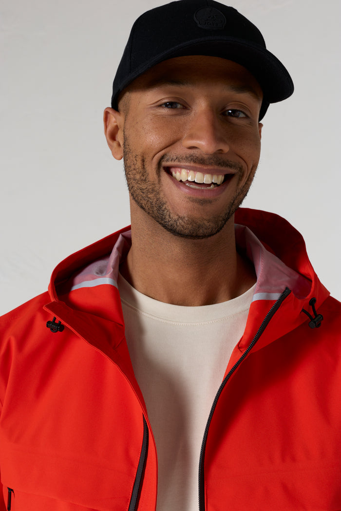 Imperméable à capuche Coquelicot Noste